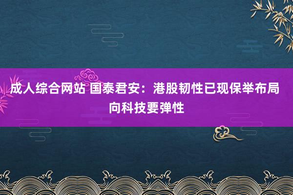 成人综合网站 国泰君安：港股韧性已现保举布局 向科技要弹性