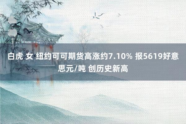 白虎 女 纽约可可期货高涨约7.10% 报5619好意思元/
