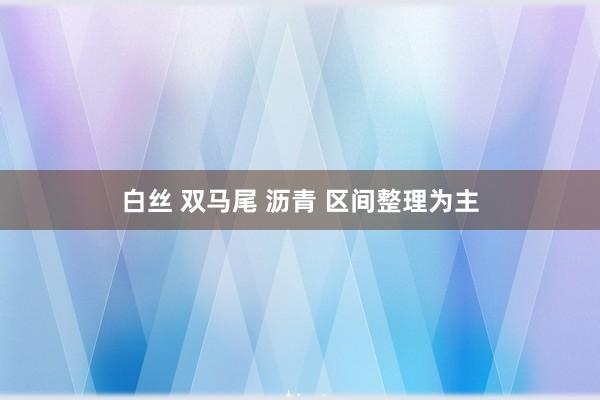 白丝 双马尾 沥青 区间整理为主